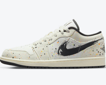 Men's Air Jordan 1 Low 'Paint Splatter' Shoes