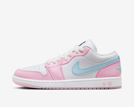 Men's Air Jordan 1 Low 'Paw Print' Shoes