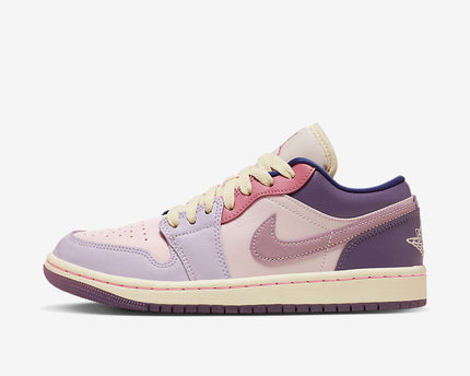Men's Air Jordan 1 Low 'Pink Purple' Shoes