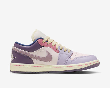 Men's Air Jordan 1 Low 'Pink Purple' Shoes