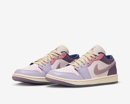 Men's Air Jordan 1 Low 'Pink Purple' Shoes