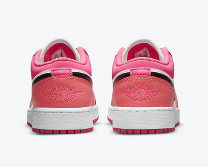 Men's Air Jordan 1 Low 'Pink Red' Shoes