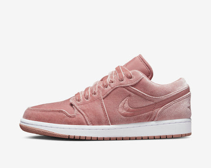 Men's Air Jordan 1 Low 'Pink Velvet' Shoes