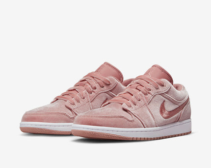 Men's Air Jordan 1 Low 'Pink Velvet' Shoes
