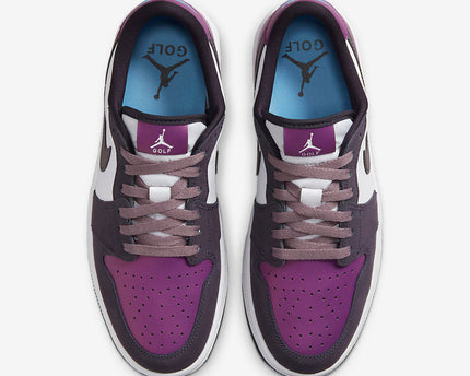 Men's Air Jordan 1 Low 'Purple Smoke' Shoes