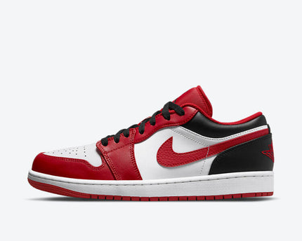 Men's Air Jordan 1 Low 'Reverse Black Toe' Shoes