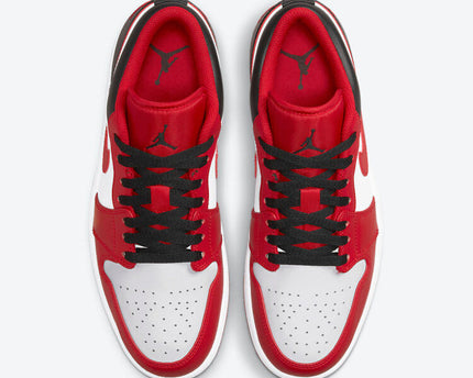 Men's Air Jordan 1 Low 'Reverse Black Toe' Shoes