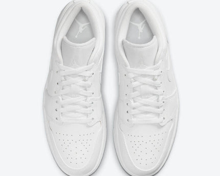 Men's Air Jordan 1 Low 'Triple White' Shoes