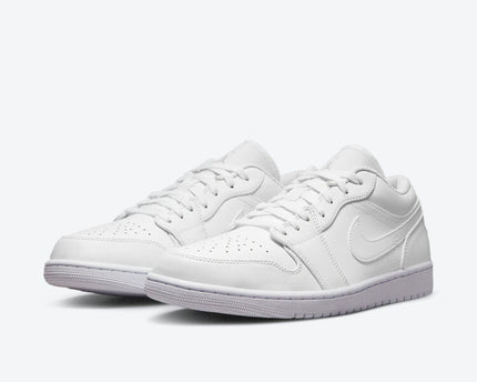 Men's Air Jordan 1 Low 'Triple White' Shoes