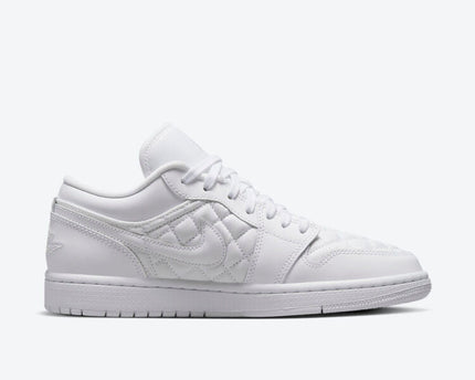 Men's Air Jordan 1 Low 'Triple White' Shoes