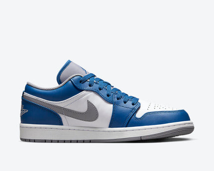 Men's Air Jordan 1 Low 'True Blue' Shoes
