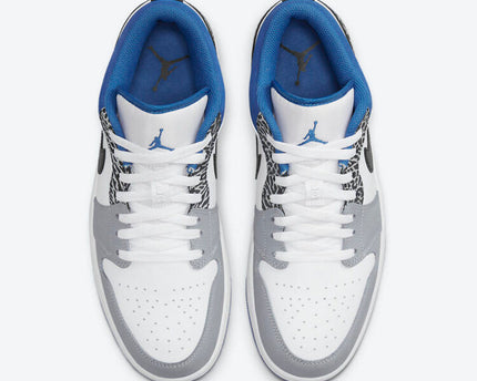 Men's Air Jordan 1 Low 'True Blue' Shoes