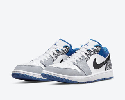 Men's Air Jordan 1 Low 'True Blue' Shoes