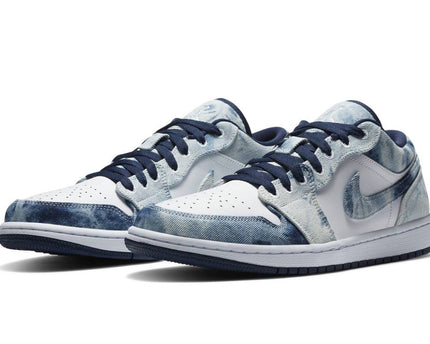 Men's Air Jordan 1 Low 'Washed Denim' Shoes