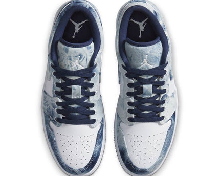 Men's Air Jordan 1 Low 'Washed Denim' Shoes