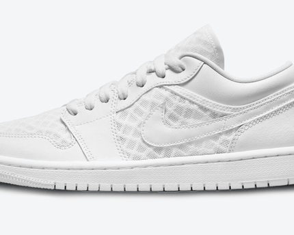 Men's Air Jordan 1 Low 'White' Shoes