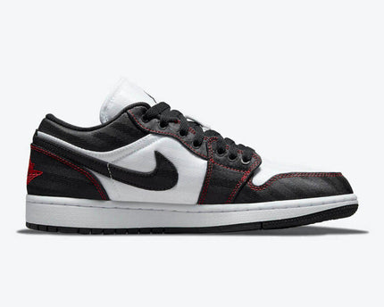 Men's Air Jordan 1 Low 'White Black' Shoes