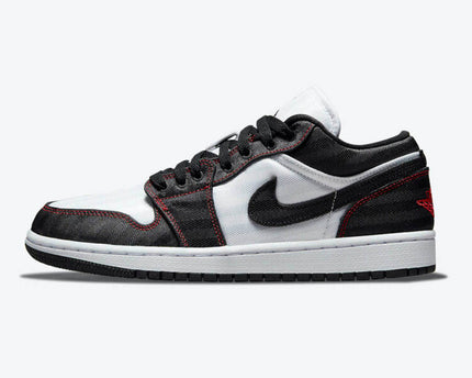 Men's Air Jordan 1 Low 'White Black' Shoes