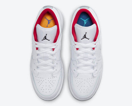Men's Air Jordan 1 Low 'White Gym Red' Shoes