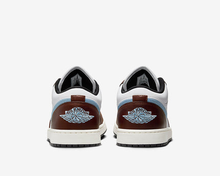Men's Air Jordan 1 Low 'White Black Sail' Shoes
