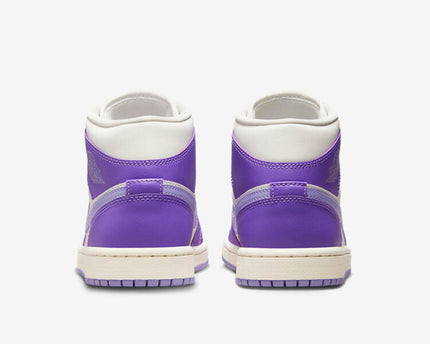 Men's Air Jordan 1 Mid 'Action Grape' Shoes