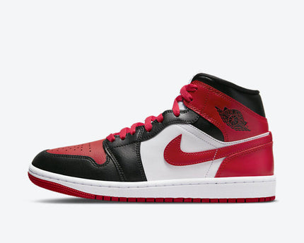 Men's Air Jordan 1 Mid 'Alternate Bred Toe' Shoes