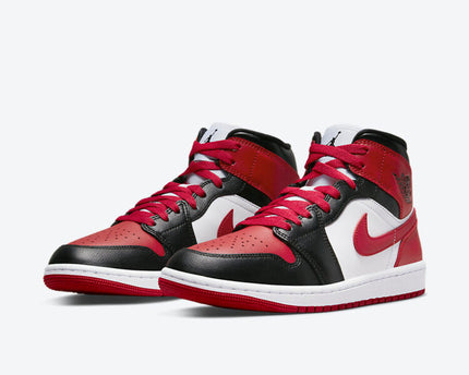 Men's Air Jordan 1 Mid 'Alternate Bred Toe' Shoes
