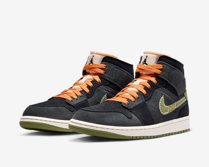 Men's Air Jordan 1 Mid 'Anthracite' Shoes