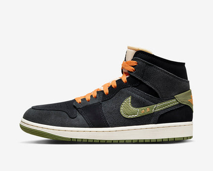 Men's Air Jordan 1 Mid 'Anthracite' Shoes