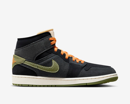 Men's Air Jordan 1 Mid 'Anthracite' Shoes