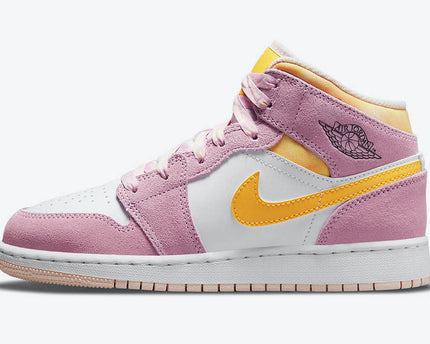 Men's Air Jordan 1 Mid 'Arctic Pink' Shoes