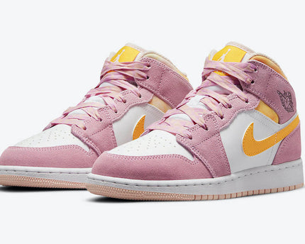 Men's Air Jordan 1 Mid 'Arctic Pink' Shoes