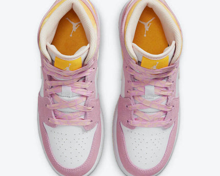 Men's Air Jordan 1 Mid 'Arctic Pink' Shoes