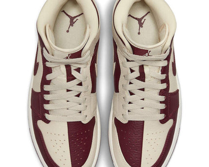 Men's Air Jordan 1 Mid 'Beach Cherrywood' Shoes