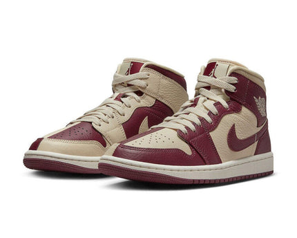 Men's Air Jordan 1 Mid 'Beach Cherrywood' Shoes