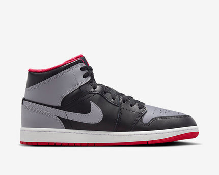 Men's Air Jordan 1 Mid 'Black Cement Grey' Shoes