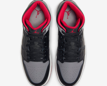 Men's Air Jordan 1 Mid 'Black Cement Grey' Shoes