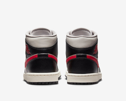 Men's Air Jordan 1 Mid 'Black Gym Red' Shoes