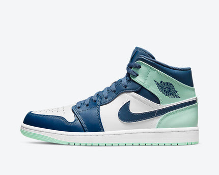 Men's Air Jordan 1 Mid 'Blue Mint' Shoes