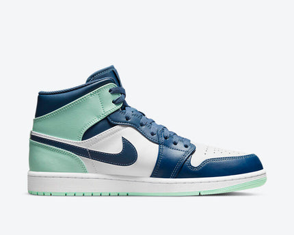 Men's Air Jordan 1 Mid 'Blue Mint' Shoes