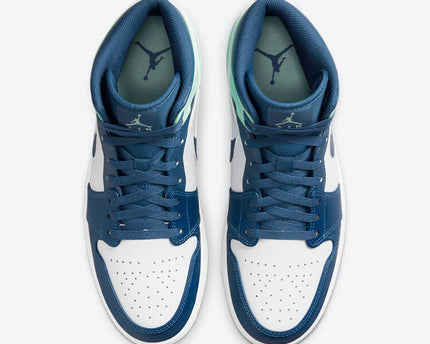 Men's Air Jordan 1 Mid 'Blue Mint' Shoes