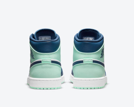 Men's Air Jordan 1 Mid 'Blue Mint' Shoes