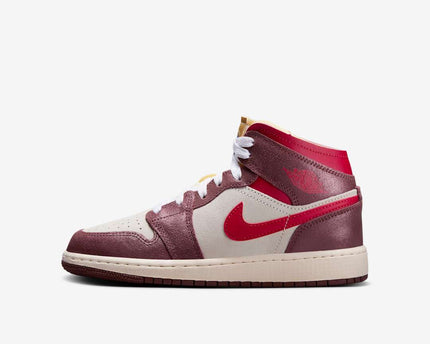 Men's Air Jordan 1 Mid 'Bread, Butter, & Sole' Shoes