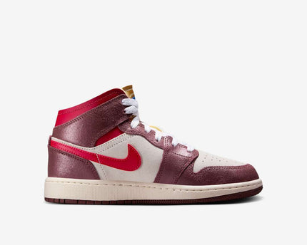 Men's Air Jordan 1 Mid 'Bread, Butter, & Sole' Shoes