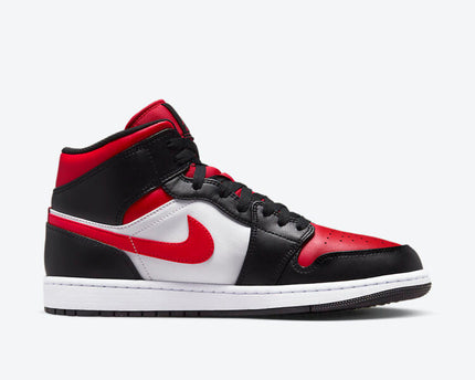 Men's Air Jordan 1 Mid 'Bred Toe' Shoes
