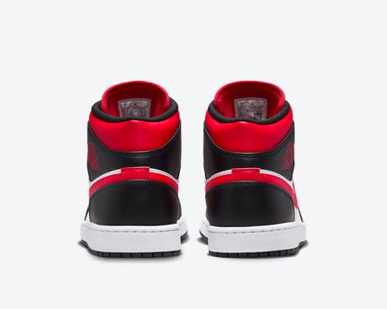 Men's Air Jordan 1 Mid 'Bred Toe' Shoes