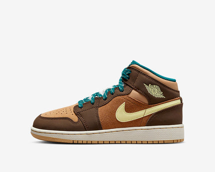 Men's Air Jordan 1 Mid 'Cacao Wow' Shoes