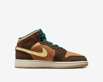 Men's Air Jordan 1 Mid 'Cacao Wow' Shoes