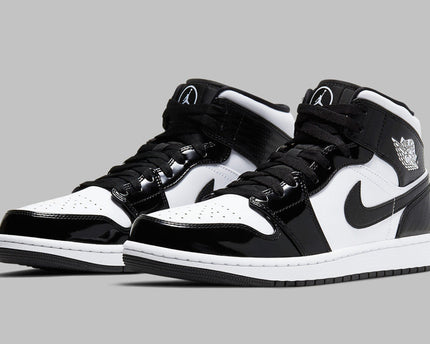 Men's Air Jordan 1 Mid 'Carbon Fiber' Shoes