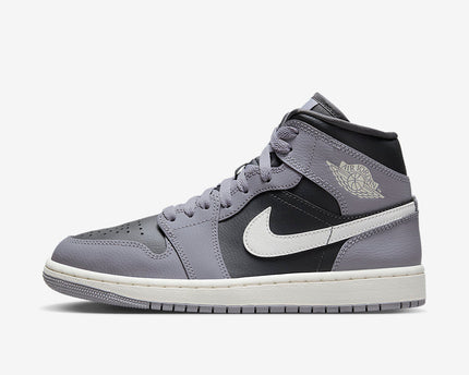 Men's Air Jordan 1 Mid 'Cement Grey' Shoes